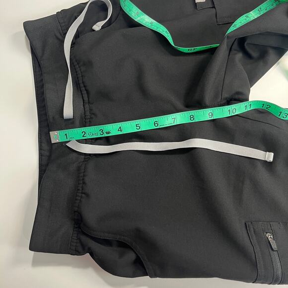 Figs Scrub Set Black Yola Skinny Pants XSP Catarina Top XSP Catarina Slim Top XS - Picture 13 of 16